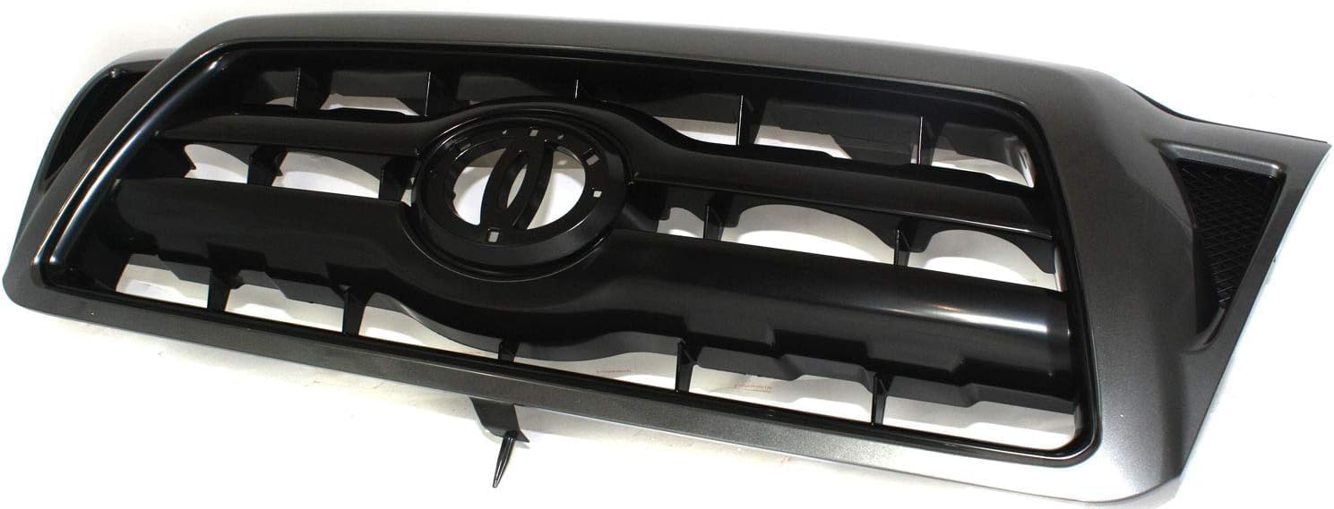 Front Grille Paintable Shell And Insert Direct Replacement Compatible With 2005-2011 Toyota Tacoma TO1200269 5310004350