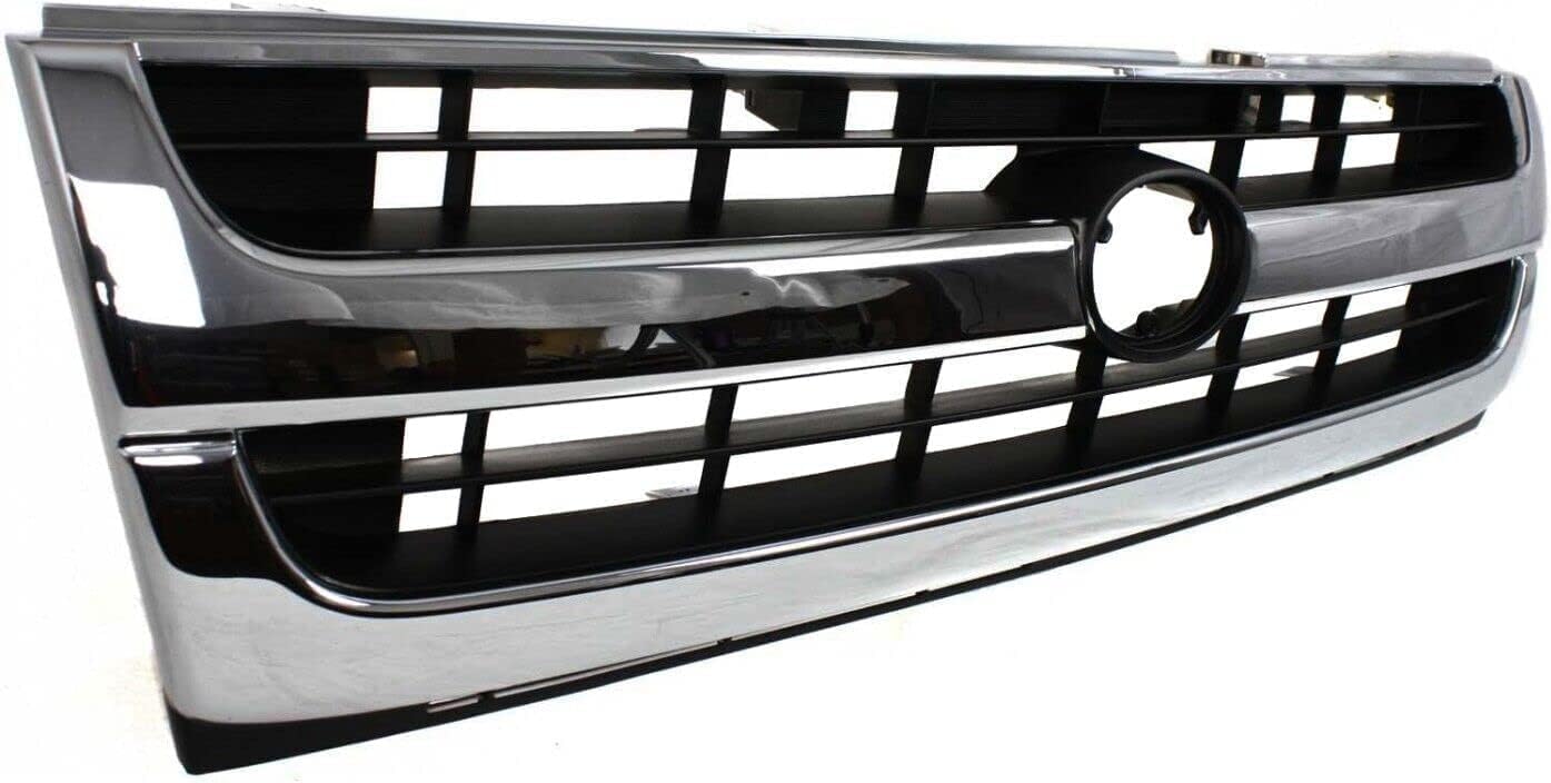 AUTOS PARTS PLUS Front Grille Chrome Shell With Primed Insert Direct Replacement Compatible With 1997-2000 Toyota Tacoma TO1200205 5310004070