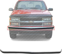 AUTOS PARTS PLUS Front Bumper Molding Impact Strip Direct Replacement Compatible With 1988-2000 Chevrolet/GMC C-K Series GM1057127 15574113