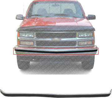 AUTOS PARTS PLUS Front Bumper Molding Impact Strip Direct Replacement Compatible With 1988-2000 Chevrolet/GMC C-K Series GM1057127 15574113