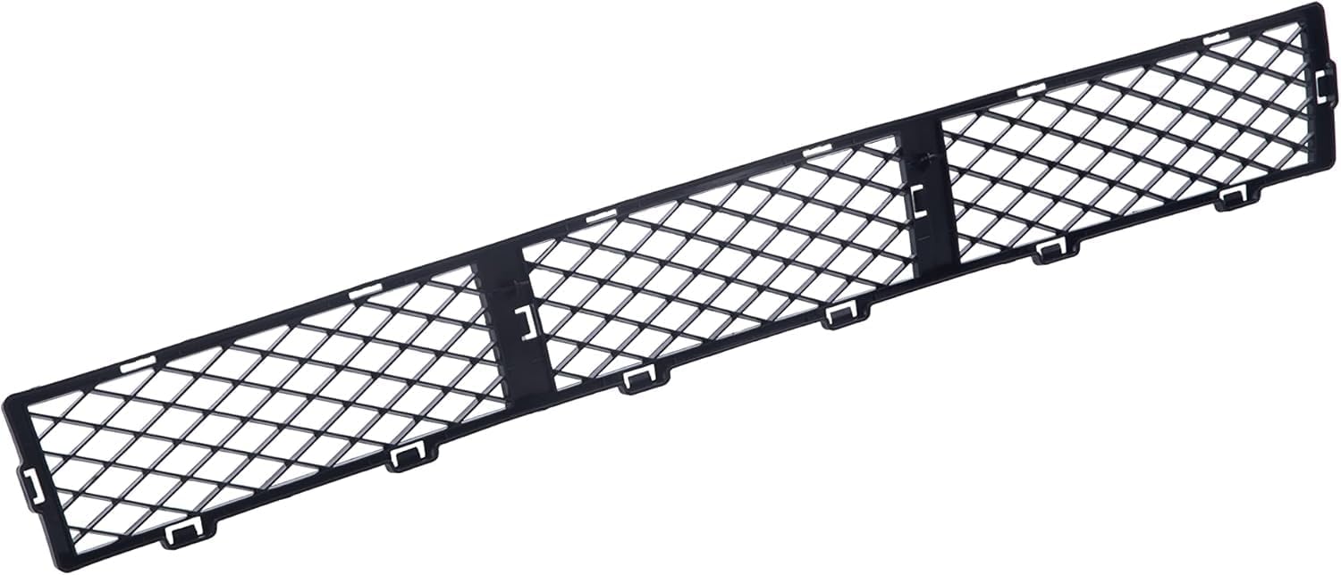 Front Bumper Grille Textured Plastic Direct Replacement Compatible With 2008-2011 Ford Focus FO1036124 8S4Z17K945AA