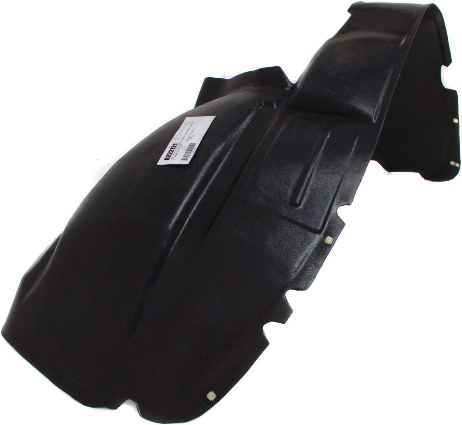 Front Fender Liner Right Passenger Side Direct Replacement Compatible With 2001-2003 Dodge Grand Caravan / 2004-2007 Chrysler Town & Country CH1249113 4857222AB