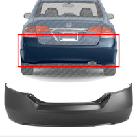 Rear Bumper Cover Primed Direct Replacement Compatible With 2006-2011 Honda Civic HO1100234 04715SVAA90ZZ