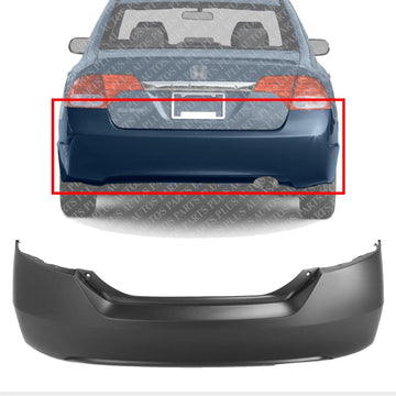 Rear Bumper Cover Primed Direct Replacement Compatible With 2006-2011 Honda Civic HO1100234 04715SVAA90ZZ
