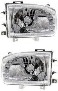 Set Of 2 Front Headlights Assembly Right Passenger & Left Driver Side Direct Replacement Compatible With 1999-2004 Nissan Pathfinder NI2503127 NI2502127 260102W625 260602W625