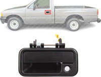 Front Exterior Door Handle Textured Left Driver Side Direct Replacement Compatible with 1988-1995 Isuzu Pickup IZ1310104 8944349741