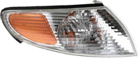 Front Head Lights Assembly + Corner Lamps Plastic Left Driver & Right Passenger Side Direct Replacement Compatible With 1999-2001 Toyota Solara TO2503131 TO2502131 TO2520159 TO2521159
