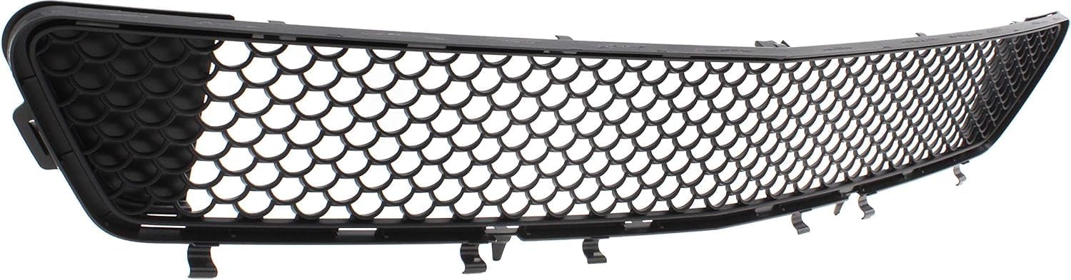 Front Bumper Grille Primed Direct Replacement Compatible With 2010-2013 Mercedes Benz E-Class MB1036157 2128851253