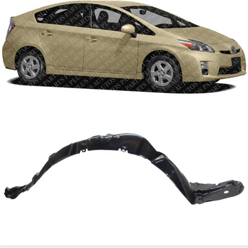 Front Fender Liner Right Passenger Side Direct Replacement Compatible with 2010-2015 Toyota Prius TO1249158 5387547030