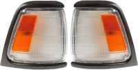 AUTOS PARTS PLUS Set Of 2 Front Corner Light Assembly Right Passenger & Left Driver Side Direct Replacement Compatible With 1989-1991 Toyota Pickup TO2521123 TO2520121 8161089176 8162089176