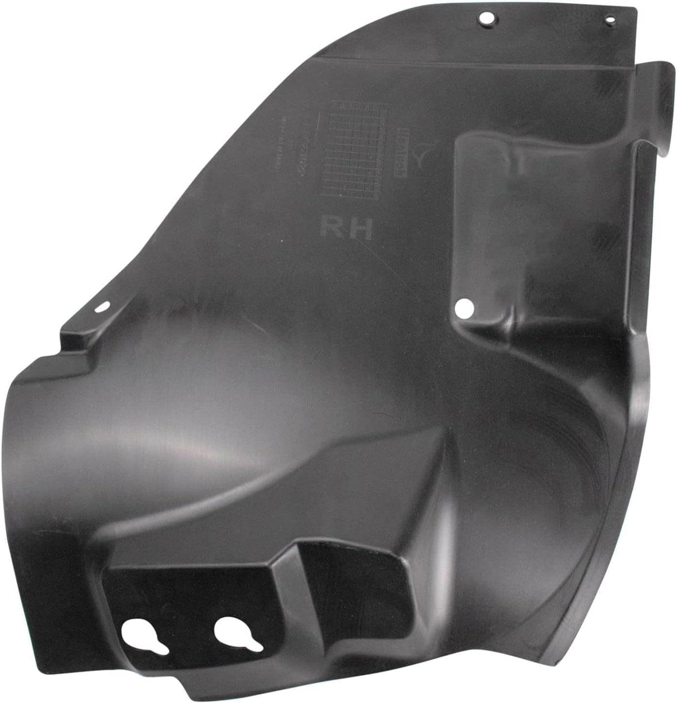 Front Section Fender Liner Right Passenger Side Direct Replacement Compatible with 2019-2024 Ram 1500 CH1249207 68275908AA