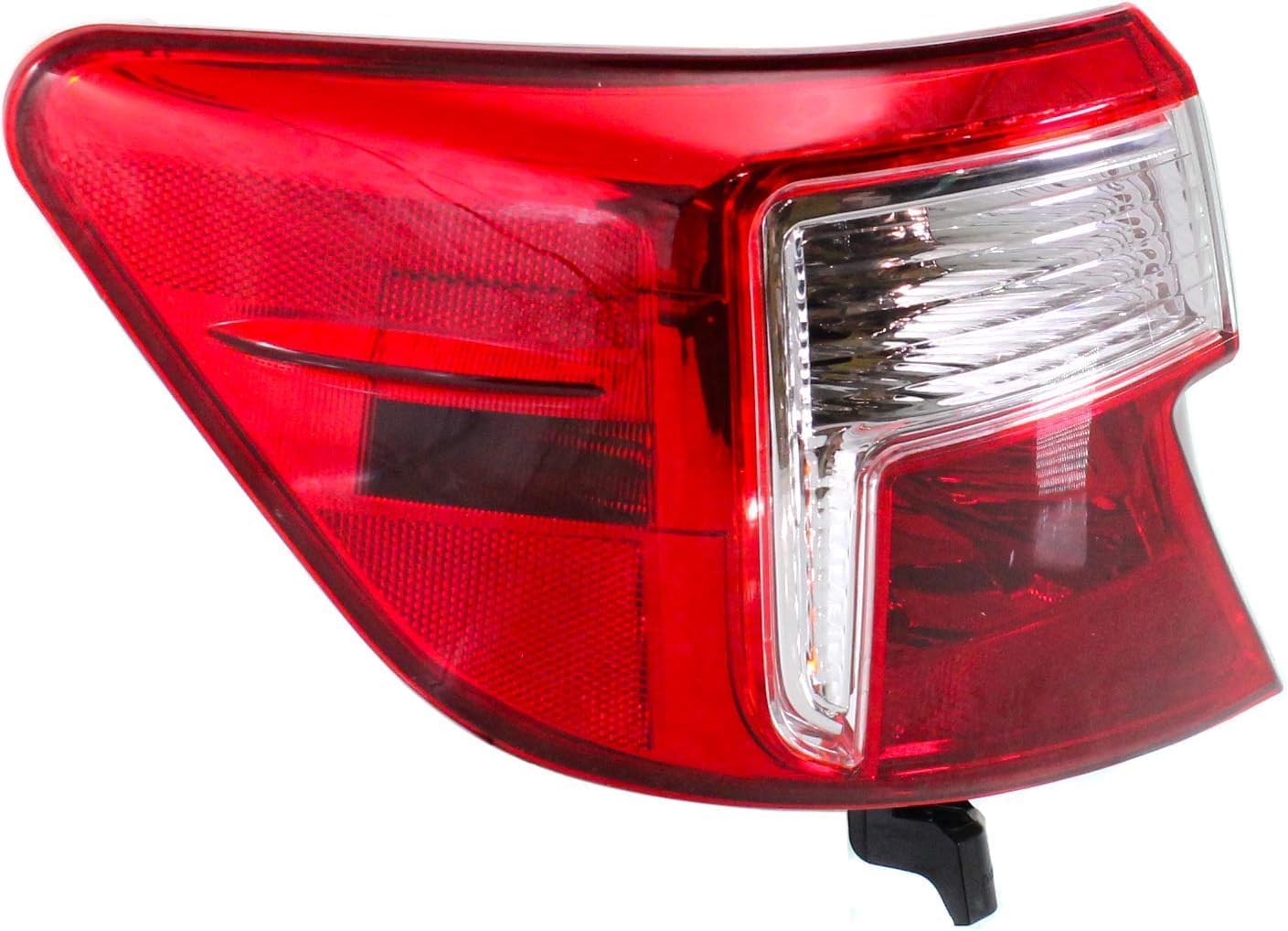 Rear Tail Light Outer Assembly Left Driver Side Direct Replacement Compatible With 2012-2014 Toyota Camry TO2804114 8156006470