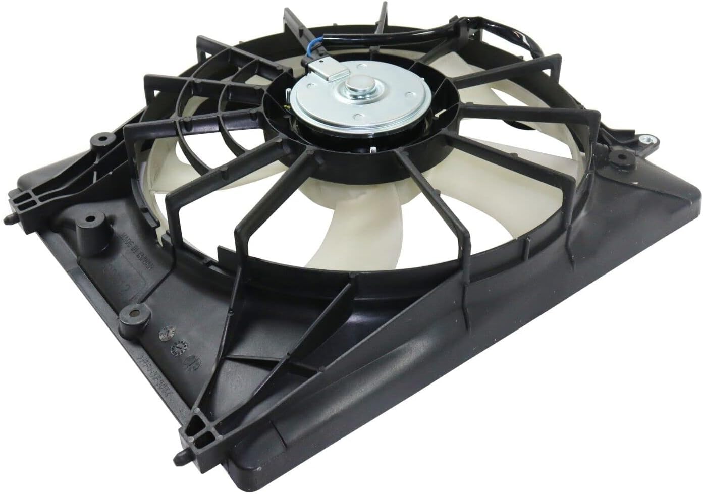 Front Radiator Fan Assembly Left Driver Side Direct Replacement Compatible with 2018-2023 Honda Odyssey HO3115171 190155MRA01-PFM 19020RV0A01 19030RYEA11