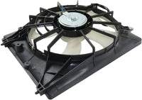 Front Radiator Fan Assembly Left Driver Side Direct Replacement Compatible with 2018-2023 Honda Odyssey HO3115171 190155MRA01-PFM 19020RV0A01 19030RYEA11