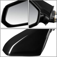 Front Power Mirror Manual Folding Non-Heated Left Driver Side Direct Replacement Compatible With 2006-2009 GMC Envoy GM132042915808571