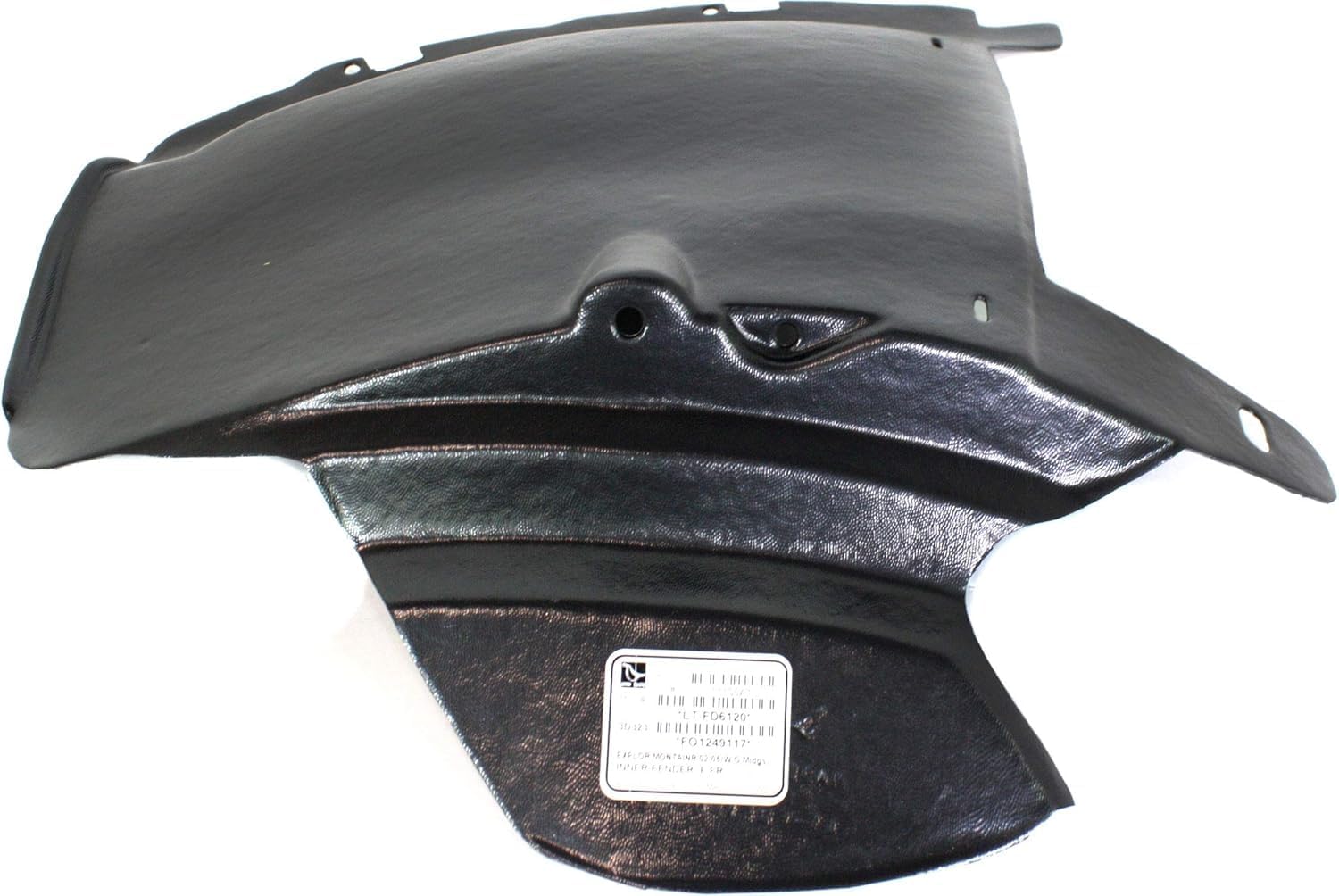 Front Section Fender Liner Right Passenger Side Direct Replacement Compatible With 2002-2005 Ford Explorer/Mercury Mountaineer FO1249117 4L2Z16D072BA 1L2Z16D072BA