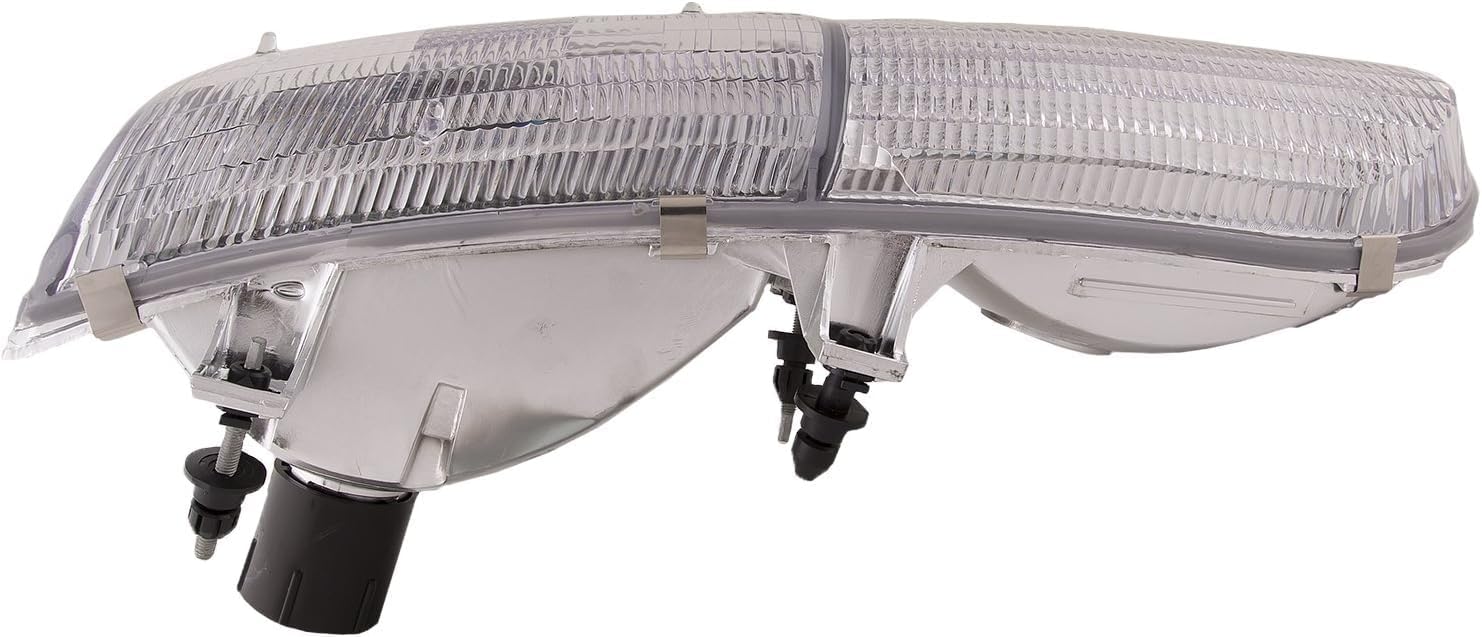 Set Of 2 Front Headlight Assembly Right Passenger & Left Driver Side Direct Replacement Compatible With 1992-1995 Ford Taurus FO2502117 FO2503111 F2DZ13008B F2DZ13008A