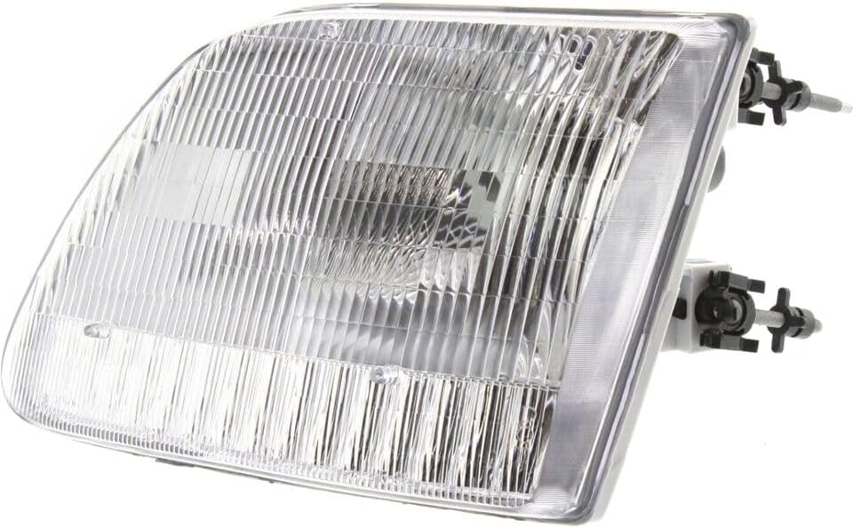 Set Of 2 Front Head Light Assembly Without Bracket Left Driver & Right Passenger Side Direct Replacement Compatible With 1997-2003 Ford F-Series FO2503139 FO2502139 3L3Z13008CA