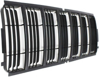 Front Grille Black Insert Plastic Direct Replacement Compatible With 2002-2004 Jeep Liberty CH1200243 55156609AB