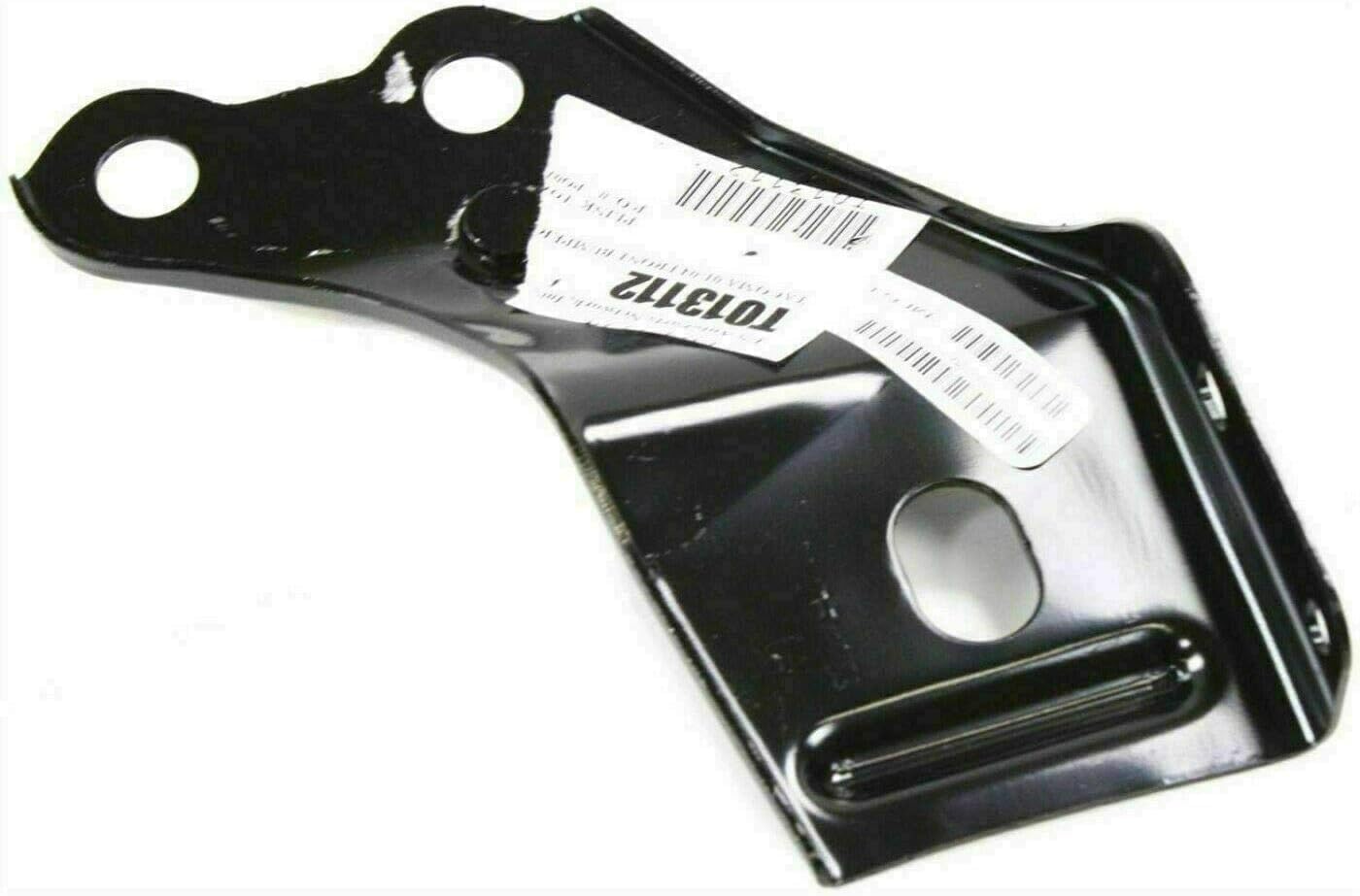 Front Bumper Primed Steel + Bracket Set Of 2 Right Passenger & Left Driver Side Direct Replacement Compatible With Toyota Tacoma 2001-2004 TO1002176 TO1066134 TO1067134 52101AD900