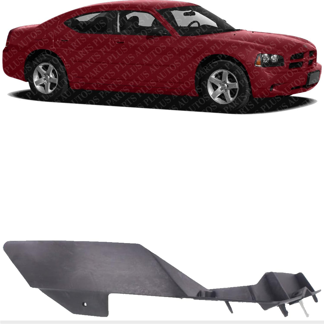 Front Bumper Inner Bracket Right Passenger Side Direct Replacement Compatible With 2006-2010 Dodge Charger CH1043105 4806230AD