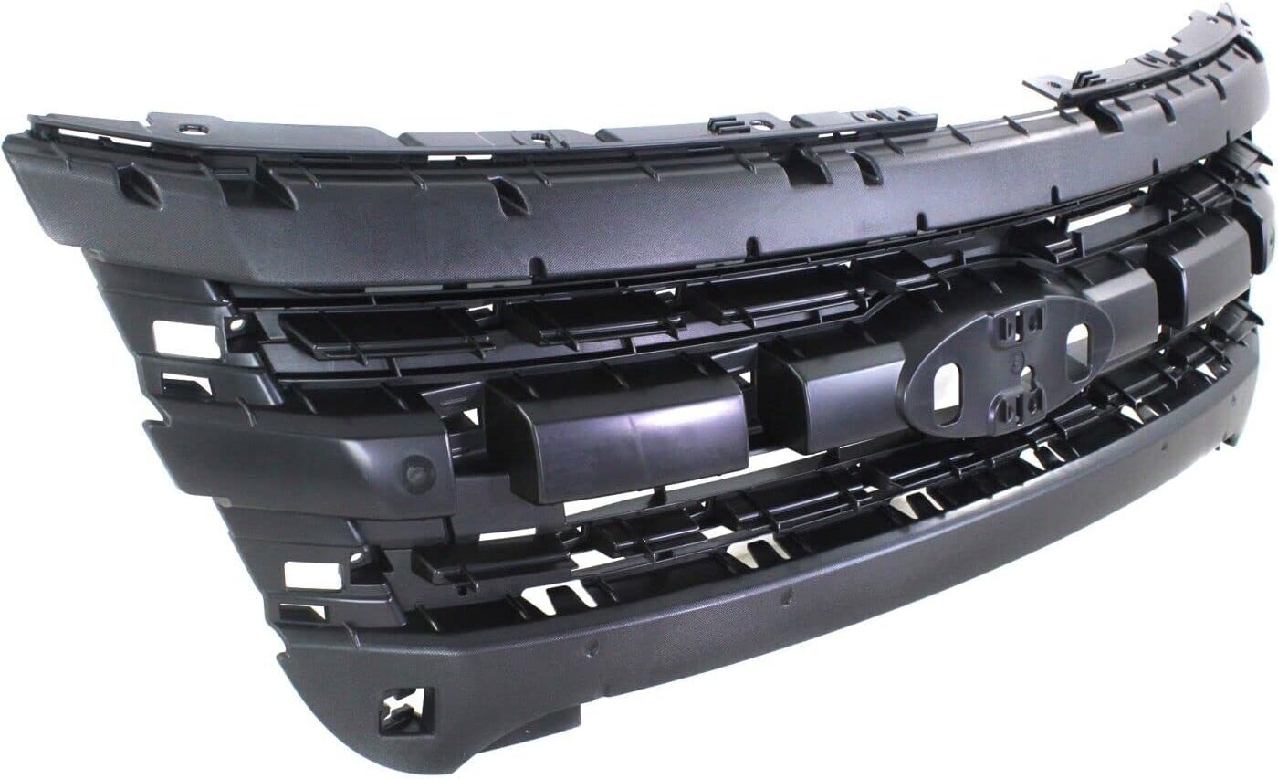 Front Inner Grille Shell | Mounting Header Panel Direct Replacement Compatible With 2011-2015 Ford Explorer / 2013-2015 Police Interceptor FO1223118 BB5Z8A284AA