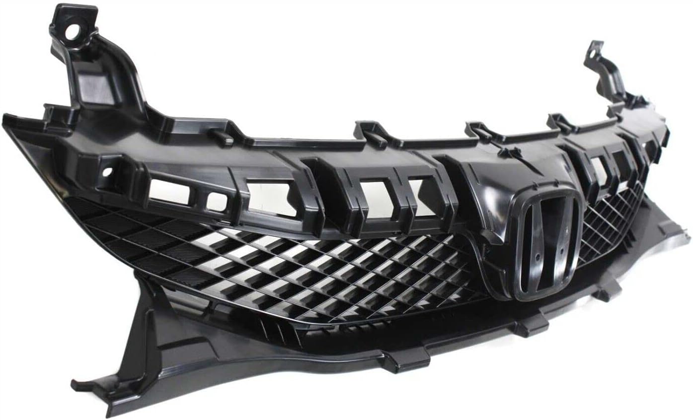 Front Grille Shell & Insert Primed Direct Replacement Compatible With 2009-2011 Honda Civic HO1200198 71121SNAA50