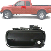 Front Exterior Door Handle with Keyhole Left Driver Side Direct Replacement Compatible with 1995-2004 Toyota Tacoma TO1310128 6922035070C0
