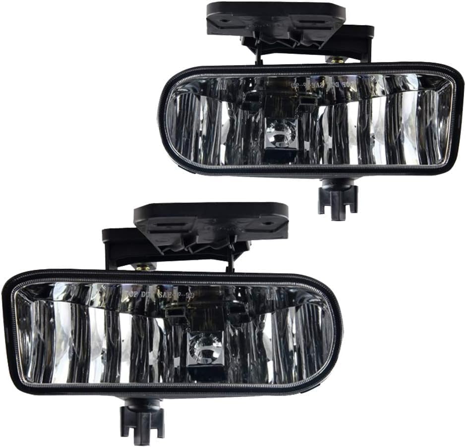 Front Bumper Chrome + Upper Cover Primed + Lower Valance Textured + Fog Light RH & LH Side Direct Replacement Compatible With GMC Sierra 1500 1999-2002 / Yukon 2000-2006