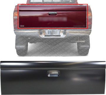 Tailgate Shell Steel Primed Standard Bed Direct Replacement Compatible with 1995-2004 Toyota Tacoma TO1900106 6570004030
