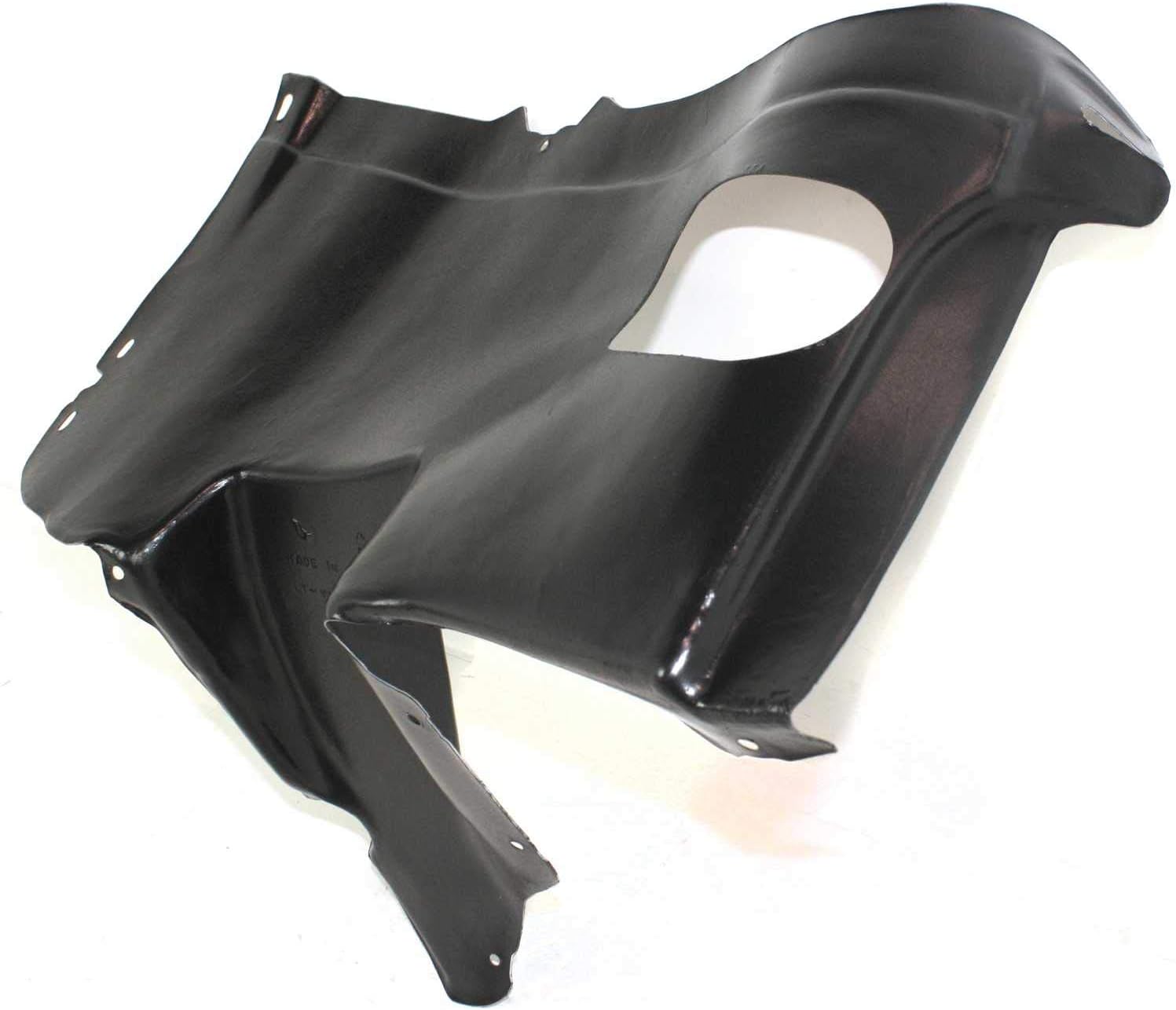 Front Section Fender Liner Left Driver Side Direct Replacement Compatible With 2005-2010 Volkswagen Jetta VW1250110 1K0805911J