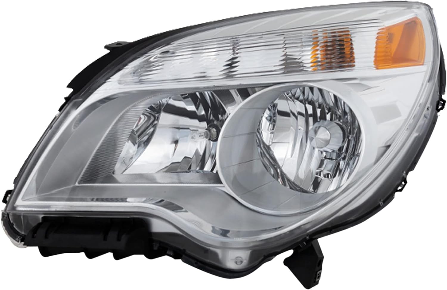 Front Head Light Assembly Left Driver Side Direct Replacement Compatible With 2010-2015 Chevrolet Equinox GM2502338 GM2502352 23308253 23383340