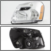 Front Head Light Assembly Left Driver Side Direct Replacement Compatible With 2005-2009 Chevrolet Equinox GM2502254 15888058