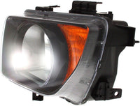 Set Of 2 Front Head Light Lens And Housing Left Driver & Right Passenger Side Direct Replacement Compatible With 2007-2008 Honda Element HO2518114 HO2519114 33101SCVA21 33151SCVA21