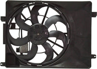 Front Radiator Single Fan Assembly Direct Replacement Compatible with 2016-2021 Hyundai Tucson / 2017-2022 Kia Sportage HY3115155 25380D3600