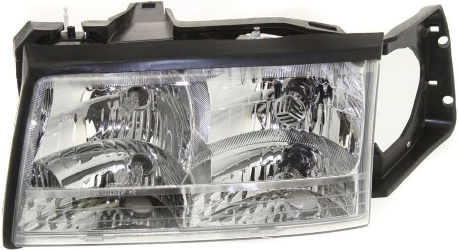 Set Of 2 Front Headlight Assembly Right Passenger & Left Driver Side Direct Replacement Compatible With 1997-1999 Cadillac DeVille GM2502165 GM2503165 16526199 16526200