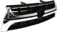Front Grille Chrome Shell/Primed Insert Direct Replacement Compatible With 2001-2002 Toyota 4Runner TO1200241 5311135400