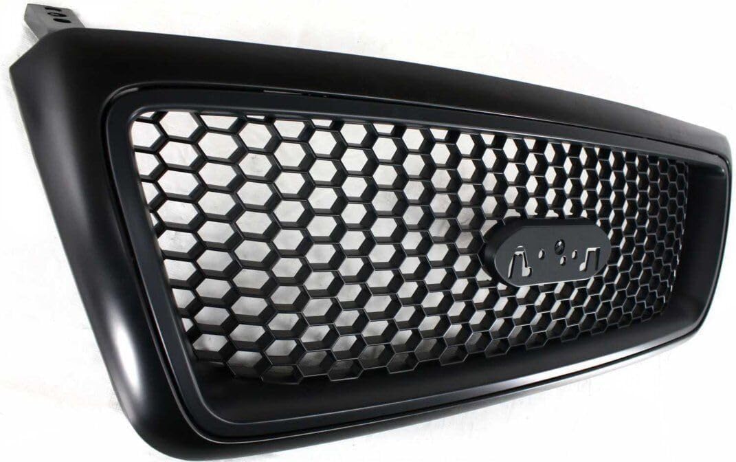 Front Grille PTM Shell With Honeycomb Insert Direct Replacement Compatible With 2004-2006 Ford F-150 FO1200415 4L3Z8200CAPTM
