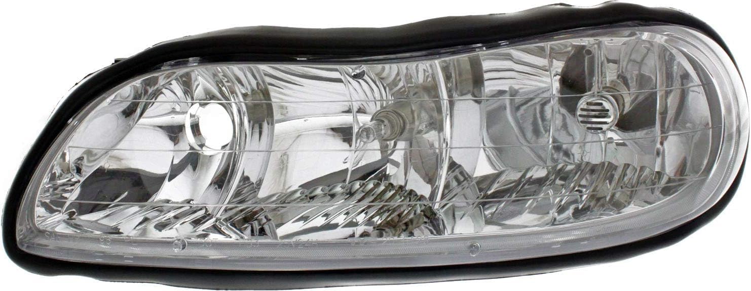 Set Of 2 Front Headlight Composite Assembly Right Passenger & Left Driver Side Direct Replacement Compatible With 2004-2005 Chevrolet Classic / 1997-2003 Malibu GM2502154 GM2503154