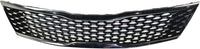 Front Grille Primed Shall And Insert With Smoked Black Molding Direct Replacement Compatible With 2016-2018 Kia Optima KI1200188 86350D5010