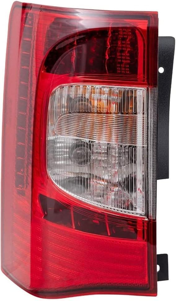 Set Of 2 Tail Light Assembly Plastic Left Driver & Right Passenger Side Direct Replacement Compatible With 2011-2016 Chrysler Town & Country CH2801198 CH2800198
