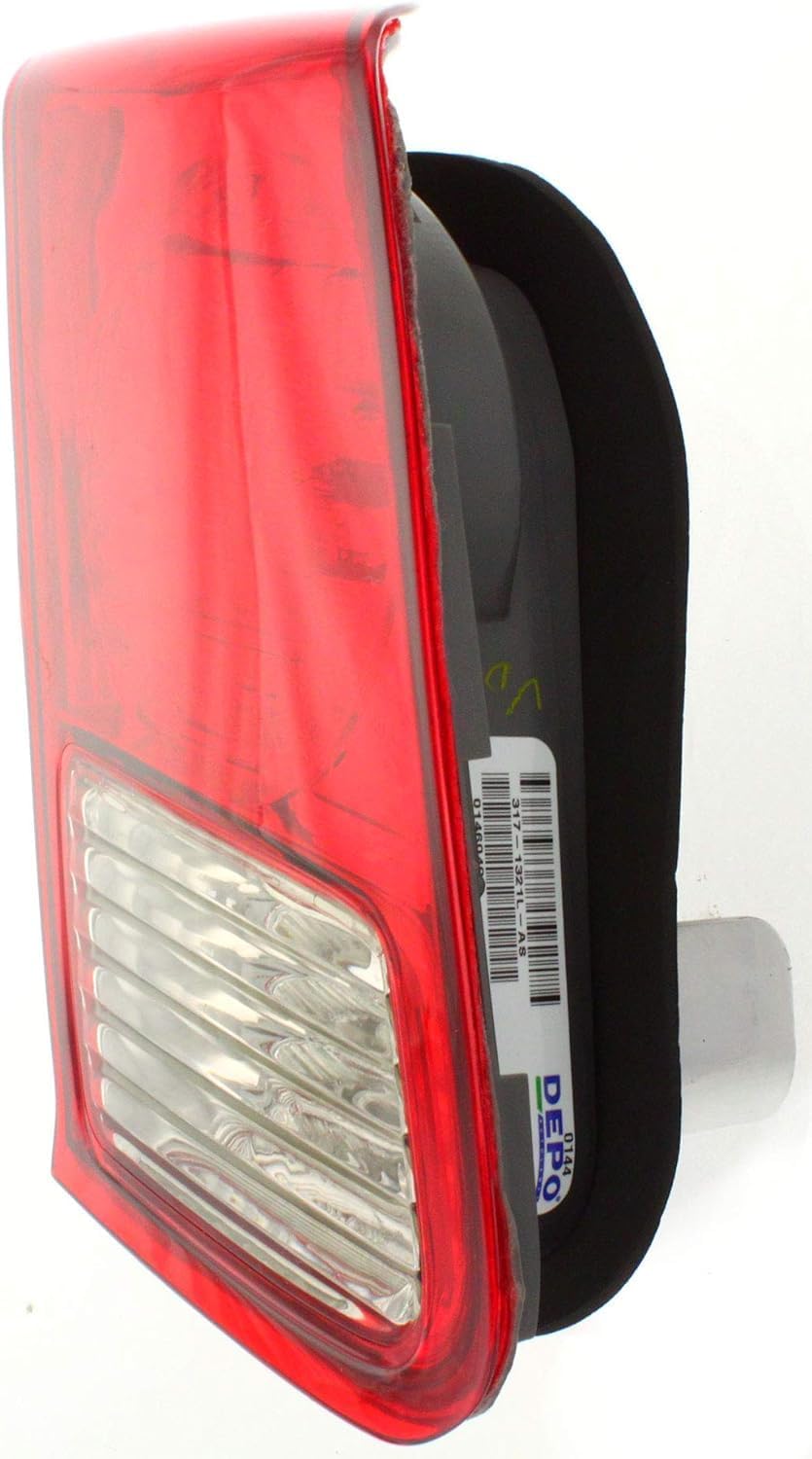 Tail Light Inner Assembly Left Driver Side Direct Replacement Compatible With 2003-2005 Honda Civic HO2800152 34156S5BA01