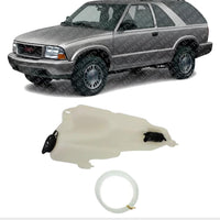 Front Washer Reservoir With Pump & Cap Direct Replacement Compatible With 1994-2004 Chevrolet S10 / 1995-2005 Blazer GM1288139 12362264-PFM