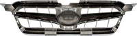 Front Grille Chrome Shell with Black Insert Direct Replacement Compatible With 2008-2009 Subaru Legacy SU1200138 91121AG20A