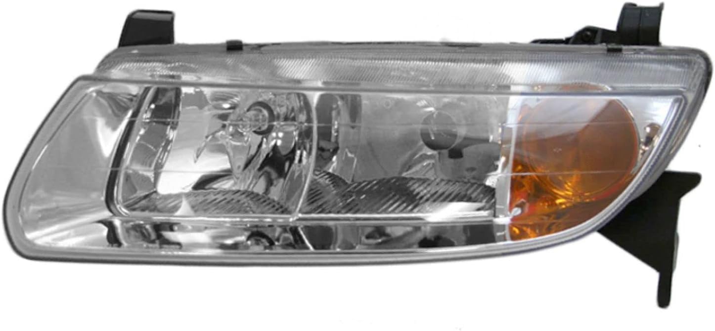 Set Of 2 Front Headlight Assembly Halogen Right Passenger & Left Driver Side Direct Replacement Compatible With 2000-2002 Saturn L-Series GM2503200 GM2502200 90583595-PFM 90583594-PFM
