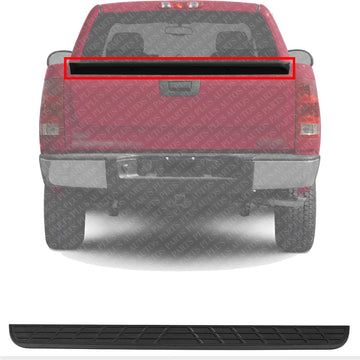 Tailgate Spoiler Molding Textured Direct Replacement Compatible with Chevrolet Silverado/GMC Sierra 1500 2007-2013 GM1904104 25844299