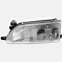 Front Headlights + Corner Lamps Assembly Right Passenger & Left Driver Side Direct Replacement Compatible With Toyota Corolla 1993-1997 TO2503107 TO2502107 TO2550106 TO2551106