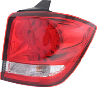 Tail Light Outer Assembly Chrome Interior Right Passenger Side Direct Replacement Compatible With 2009-2020 Dodge Journey CH2805105 68078464AD