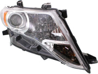 Set Of 2 Front Head Light Assembly Halogen Right Passenger And Left Driver Side Direct Replacement Compatible With 2009-2015 Toyota Venza TO2503189 TO2502189 811100T020 811500T020