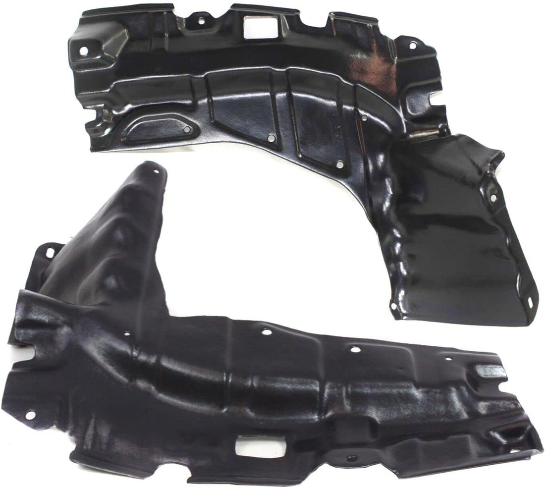 Set of 2 Front Engine Splash Shield Under Cover Left Driver & Right Passenger Side Direct Replacement Compatible with 2000-2005 Toyota Echo / 2004-2006 XA SC1228108 SC1228105